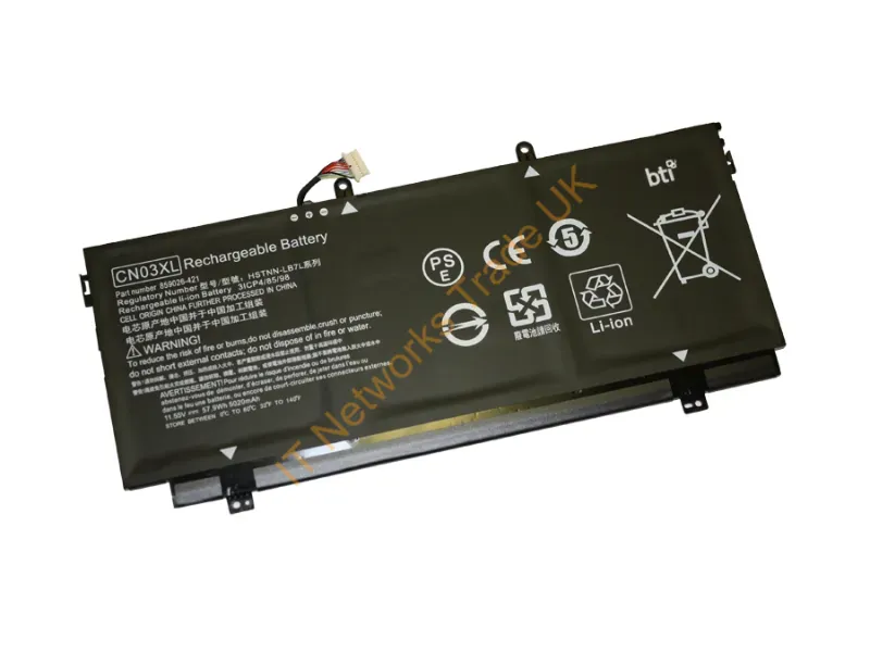 CN03XL-BTI - Bti Cn03Xl- Industrial Rechargeable Battery Lithium Polymer (Lipo) 5020 Mah 11.55 V