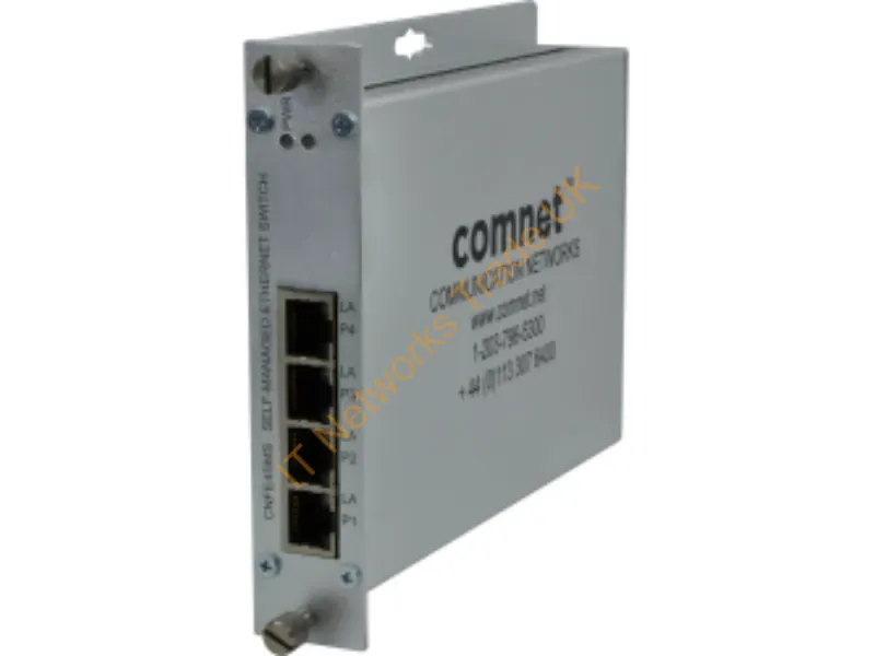 CNFE4SMS - Comnet Cnfe4Sms Network Switch Unmanaged Fast Ethernet (10/100) Gray