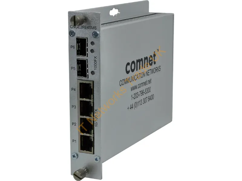 CNGE2FE4SMS - Comnet 6 Port Self-Managed Ethernet Switch 2 10