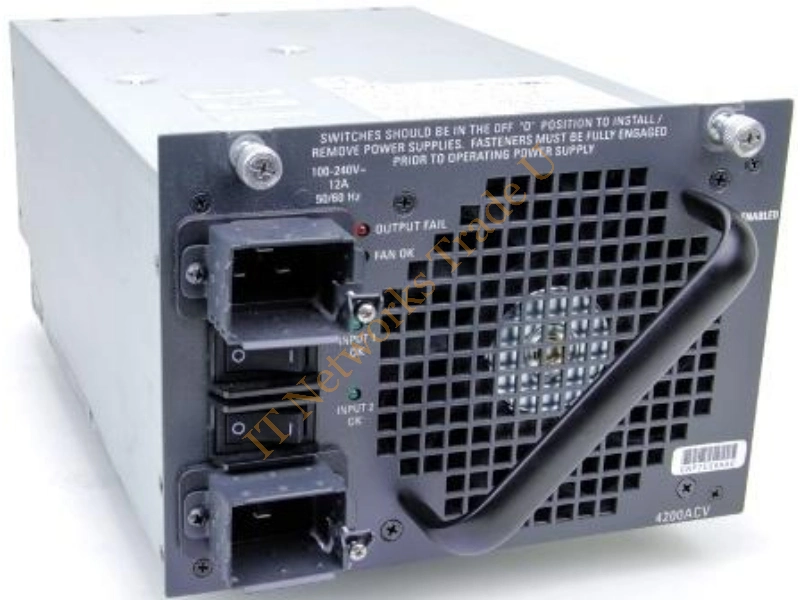 CNP7C09AAB Cisco 4200-Watts Dual Input AC Power Supply for Catalyst 4500 / 4500E
