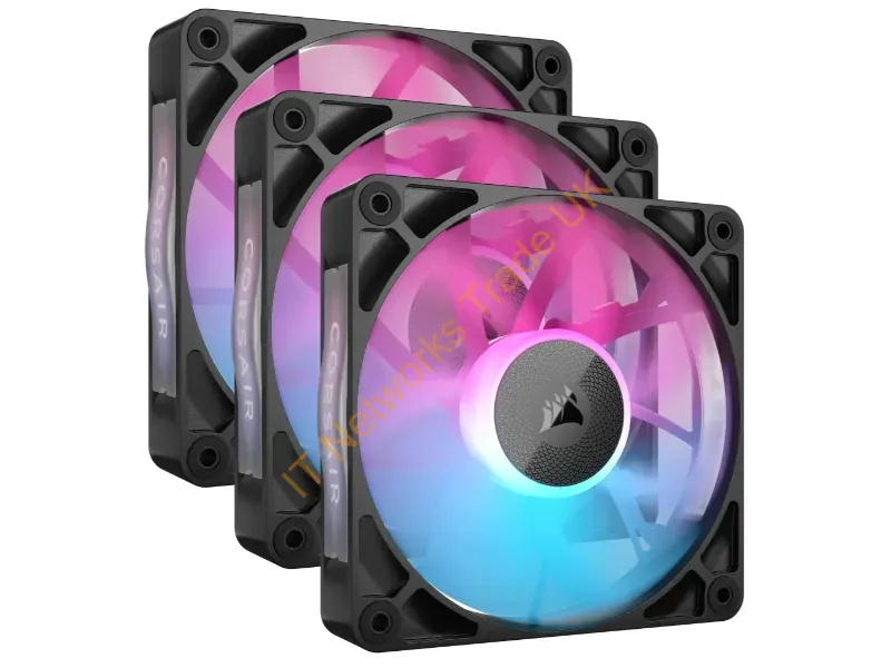 CO-9051018-WW - Corsair Icue Link Rx120 Rgb Computer Case Fan 4.72" (12 Cm) Black 3 Pc(S)