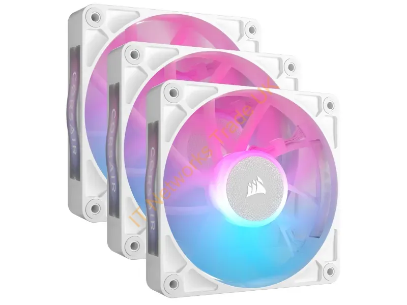 CO-9051022-WW - Corsair Icue Link Rx120 Rgb Computer Case Fan 4.72" (12 Cm) White 3 Pc(S)