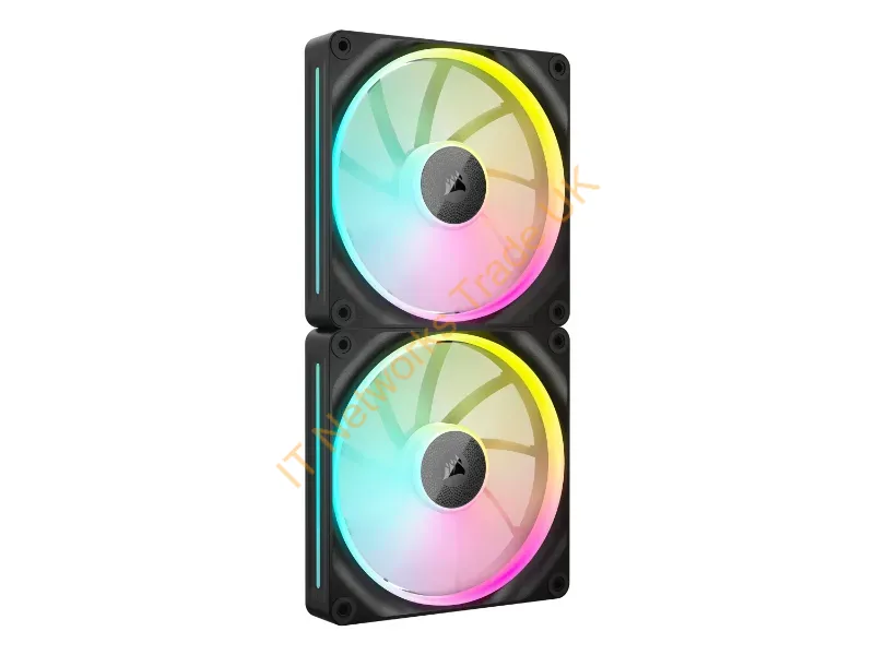 CO-9051028-WW - Corsair Co-9051028-Ww Computer Cooling System Computer Case Fan 5.51" (14 Cm) Black 2 Pc(S)