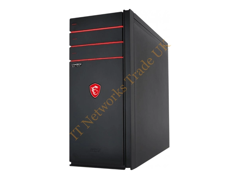 CODEXXE279 MSI Codex XE Plus 9SD-279US Intel -Core i7-9700K/ 16GB DDR4/ 2TB HDD + 512GB SSD/ RTX 2070 8G/ Windows 10 Home Desktop PC (Black-Red) Desktop System