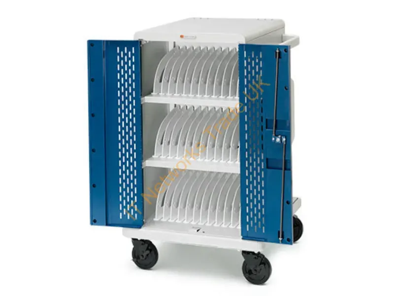 CORE24MSBP-90D - Bretford Core24Msbp-90D Portable Device Management Cart/Cabinet Blue, White
