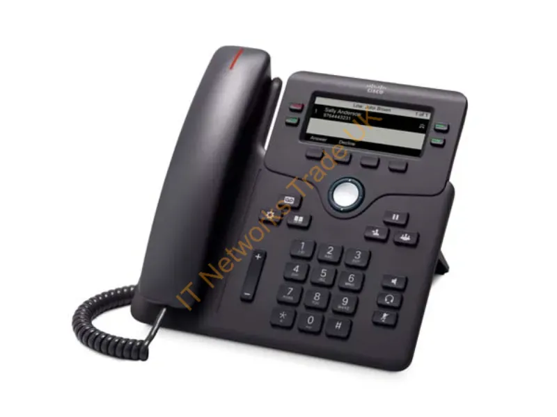 CP-6851-3PW-CE-K9= - Cisco 6851 IP phone Black 4 lines