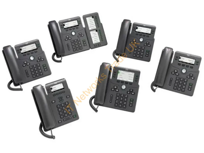 CP-6861-3PW-CE-K9= - Cisco 6861 IP phone Black 4 lines LCD Wi-Fi