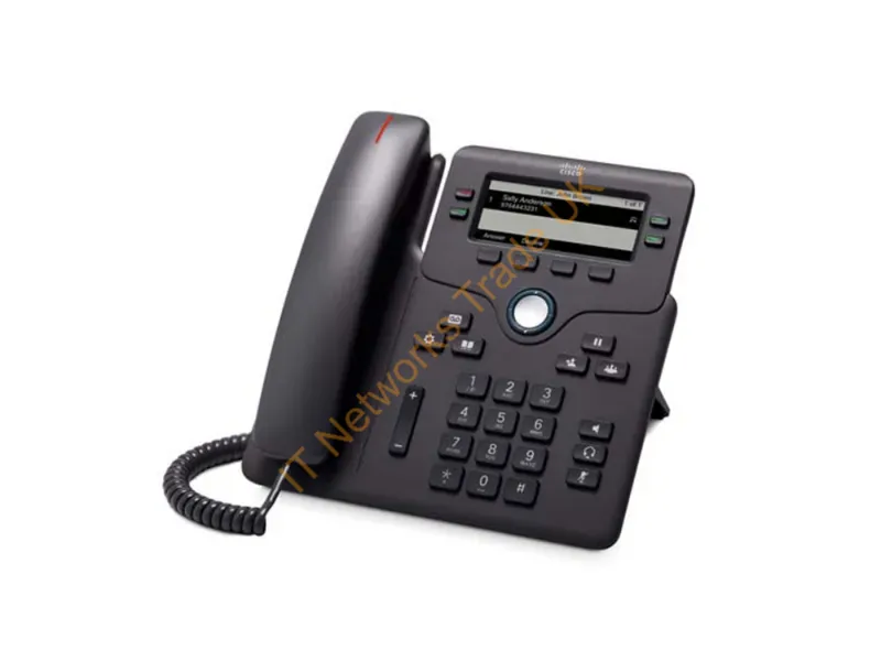 CP-6861-3PW-UK-K9= - Cisco IP Business Phone 6861 with Multi-Platform Phone Firmware, 3.2-inch Display, Ethernet and Wi-Fi Connectivity, 1-Year Limited Hardware Warranty (CP-6861-3PW-UK-K9=)
