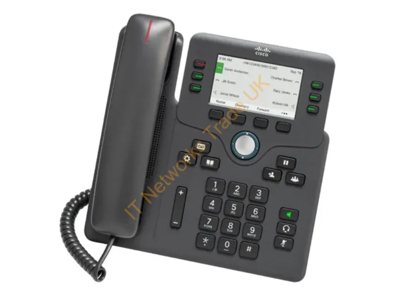 CP-6871-3PCC-K9= - Cisco Cp-6871-3Pcc-K9= Ip Phone Black 6 Lines