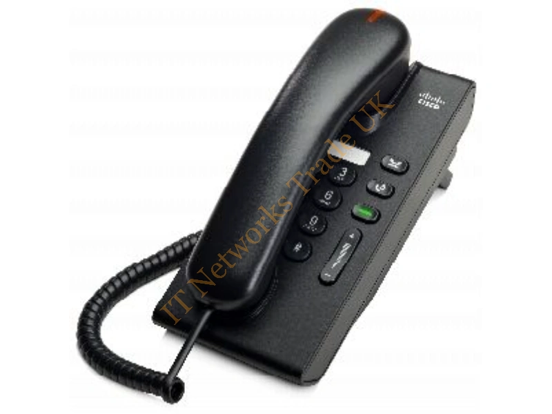 CP-6901-CL-K9 Cisco Unified IP Phone 6901 Slimline VOIP Phone SCCP Charcoal