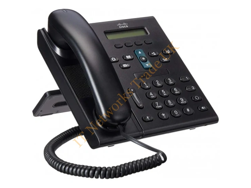 CP-6921-CL-K9 Cisco Unified IP Phone 6921 Slimline VOIP Phone Multiline Charcoal