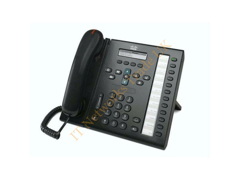 CP-6961-C-K9 Cisco Unified IP Phone 6961 Standard VOIP Phone SCCP Charcoal