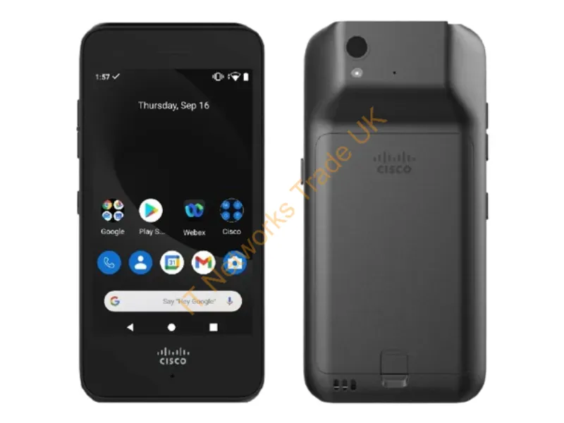 CP-840-BUN-K9 - Cisco 840S 10.2 cm (4") Android 10 USB Type-C 3 GB 32 GB 3040 mAh Black Refurbished