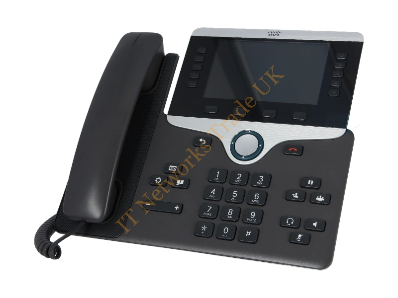 CP-8851-K9 Cisco 8851 2 x Ethernet 10Base-T/100Base-TX/1000Base-T LCD Display VOIP Phone