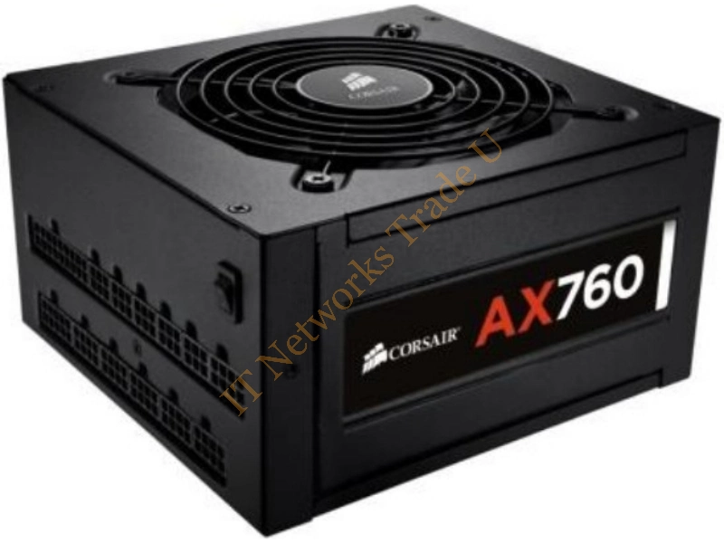 CP-9020045-EU - Corsair AX760 80Plus Platinum 760W ATX Black power supply unit