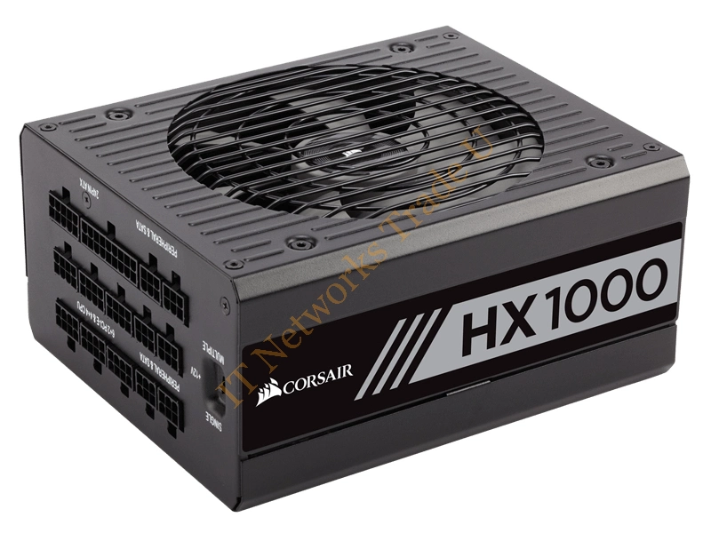 CP-9020139-UK - Corsair HX1000 1000W Black power supply unit