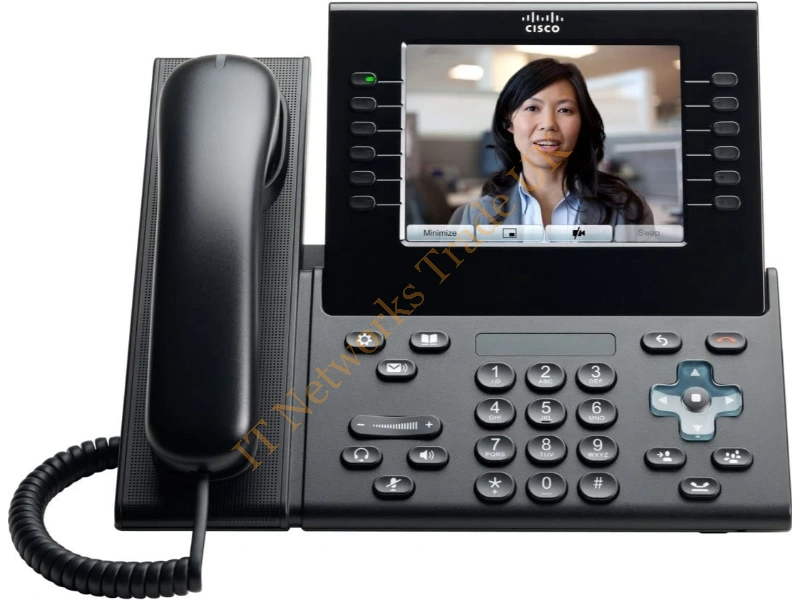 CP-9971-C-A-K9= Cisco Uc Phone 9971 Char Arabic Kypd Std Hs IP Phone