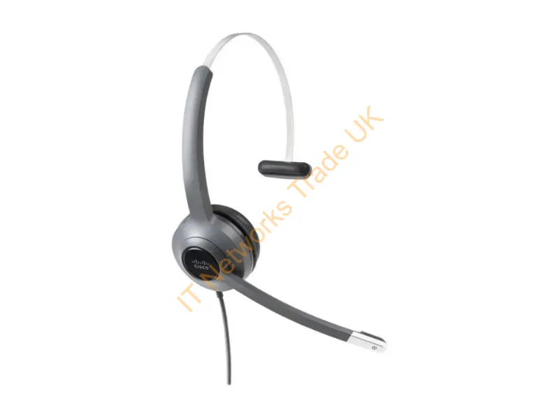 CP-HS-W-521-USBC - Cisco 521 Headset Wired Head-Band Office/Call Center Usb Type-C Black, Gray