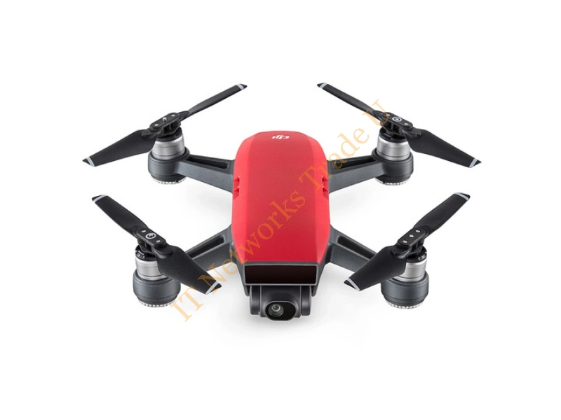 CP.PT.000906 - DJI Spark Fly More Combo 4rotors Quadcopter 12MP 1920 x 1080pixels 2970mAh Black, Red camera drone Cable