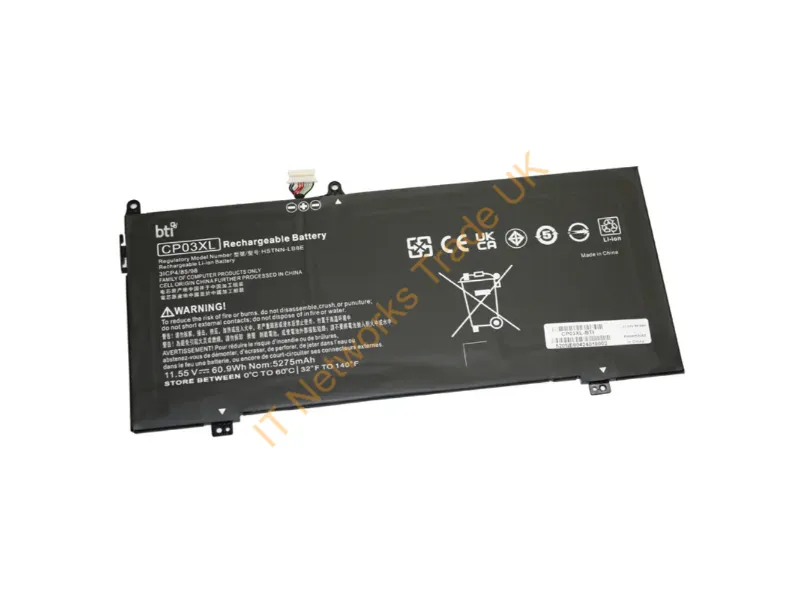CP03XL-BTI - Bti Cp03Xl- Industrial Rechargeable Battery Lithium-Ion (Li-Ion) 5270 Mah 11.55 V