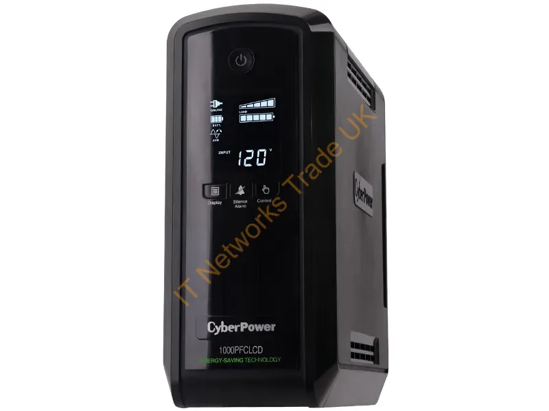 CP1000PFCLCDTAA - Cyberpower Cp1000Pfclcdtaa Uninterruptible Power Supply (Ups) 1 Kva 600 W 10 Ac Outlet(S)