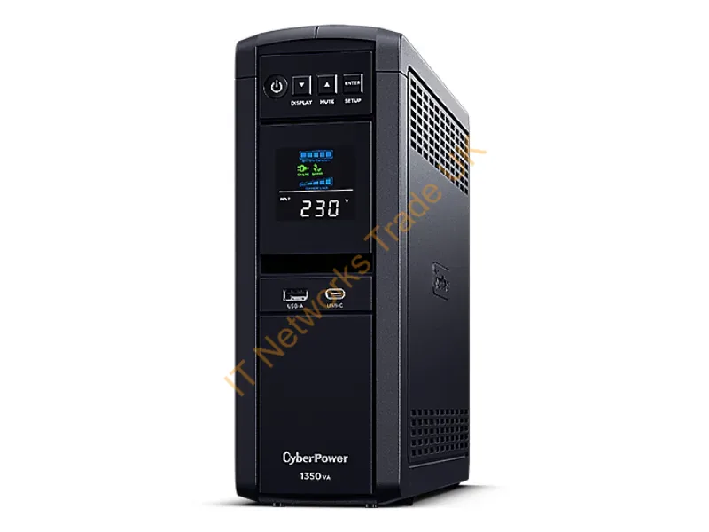 CP1350EPFCLCD - CyberPower CP1350EPFCLCD uninterruptible power supply (UPS) Line-Interactive 1.35 kVA 780 W 6 AC outlet(s)