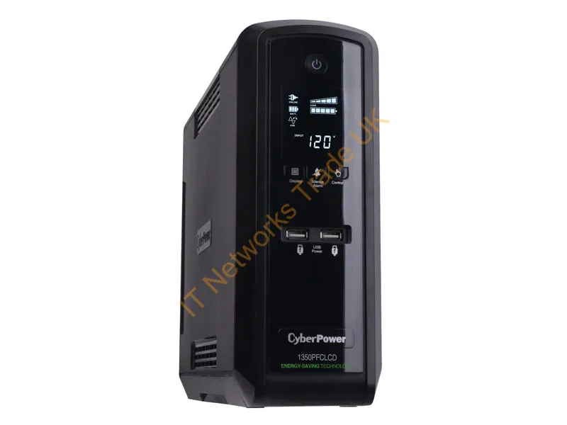 CP1350PFCLCD - Cyberpower Cp1350Pfclcd Uninterruptible Power Supply (Ups) Line-Interactive 1.35 Kva 810 W 10 Ac Outlet(S)