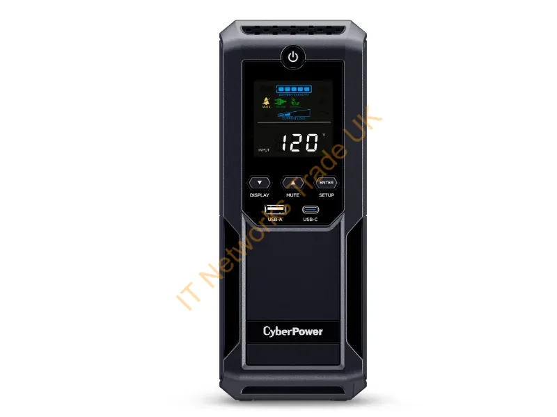 CP1500AVRLCD3 - Cyberpower Cyberpower, 1500Va/900W Line Interactive Ups, Mini-Tower, 12 Outlets, Avr, Lcd, Usb Charging, 3Yr Wty, Request Special Pricing Over,2.5K, Free Vendor Dropships Over,10K