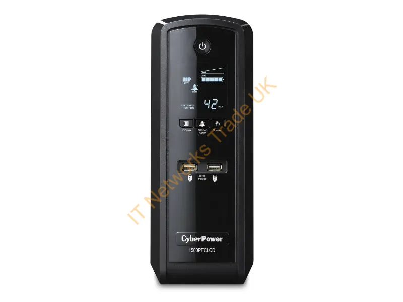 CP1500PFCLCD - Cyberpower Cp1500Pfclcd Uninterruptible Power Supply (Ups) Line-Interactive 1.5 Kva 900 W 10 Ac Outlet(S)
