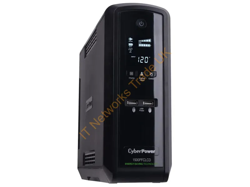 CP1500PFCLCDTAA - Cyberpower Cp1500Pfclcdtaa Uninterruptible Power Supply (Ups) 1.5 Kva 900 W 10 Ac Outlet(S)