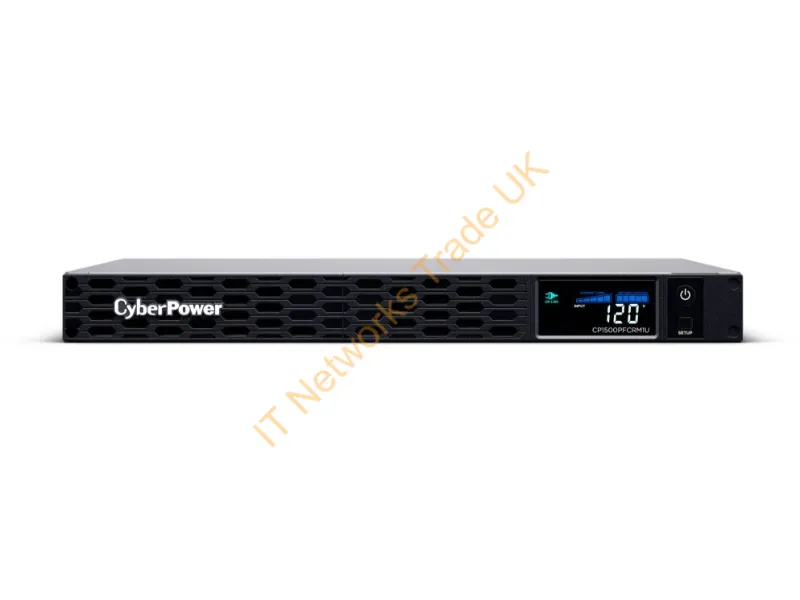 CP1500PFCRM1U - Cyberpower Cyberpower, 1500Va/900W 1U Rackmount Ups, 6 5-15R Outlets, 5-15P Plug, 10Ft Cord, Lcd, Avr, Sinewave, Relay, Snmp, Powerpanel Business Sfw, 3Yr Wty, Request Special Pricing Over,2.5K, Free Vendor Drop
