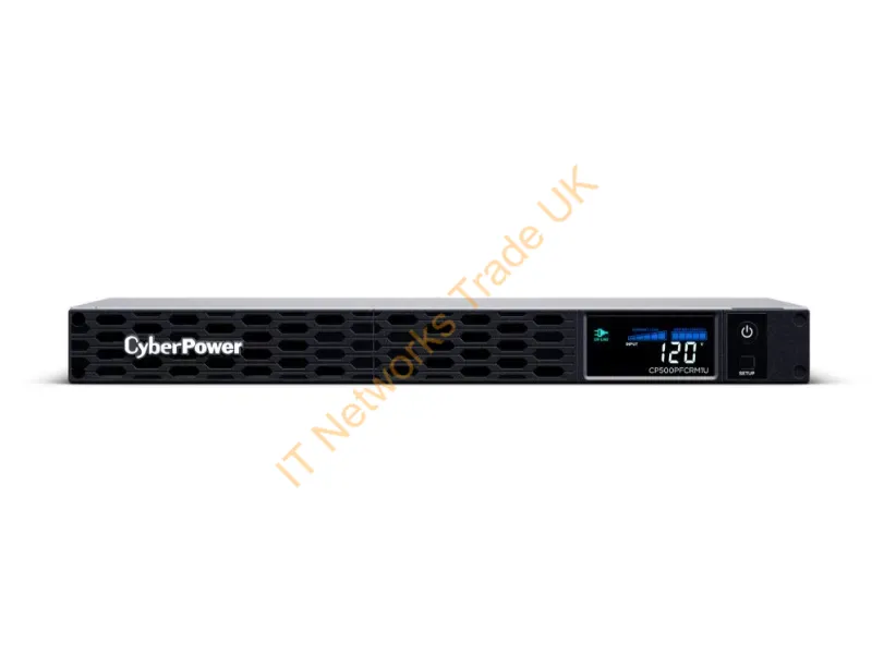 CP500PFCRM1U - Cyberpower Cyberpower, 500Va/300W 1U Rackmount Ups, 6 5-15R Outlets, 5-15P Plug, 10Ft Cord, Lcd, Avr, Sinewave, Relay, Snmp, Powerpanel Business Sfw, 3Yr Wty, Request Special Pricing Over,2.5K, Free Vendor Drops