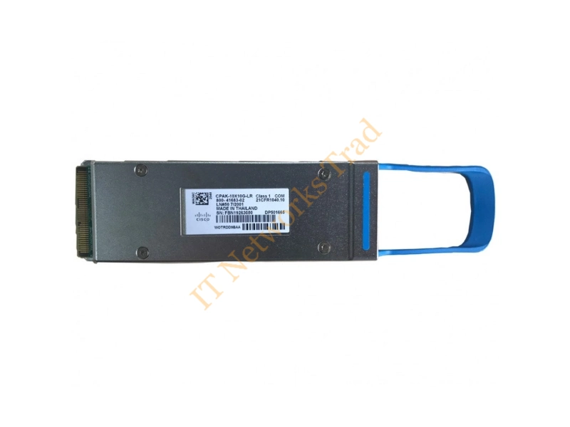 CPAK-10X10G-LR= Cisco Single-Mode 10Gbps 10GBase-LR Fiber 10km 1310nm MTP/MPO Connector CPAK Transceiver Module
