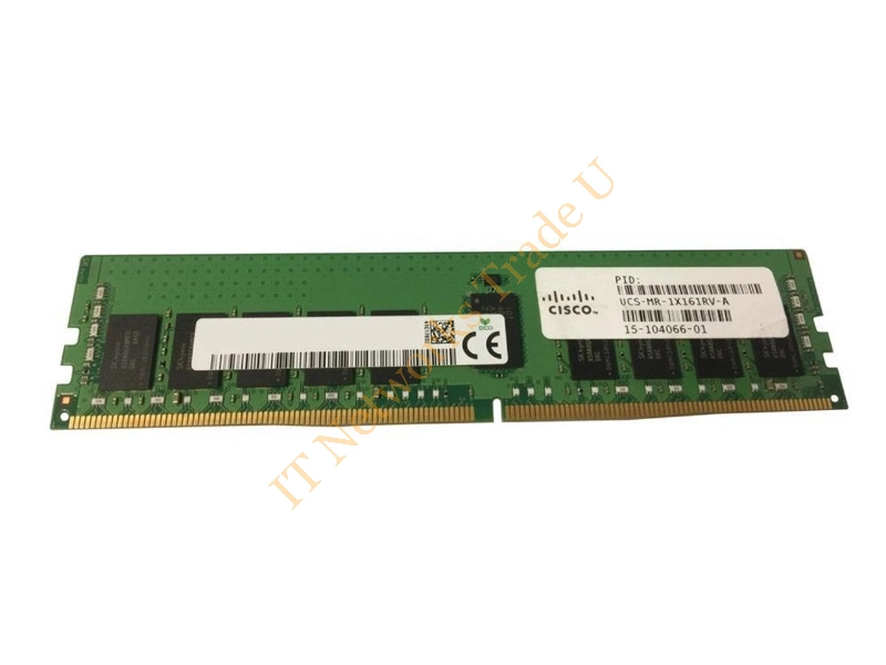 CPS-MR-1X161RV-A Cisco 16GB DDR4-2400MHz PC4-19200 ECC Registered CL17 288-Pin DIMM 1.2V Single Rank Memory Module Server Memory