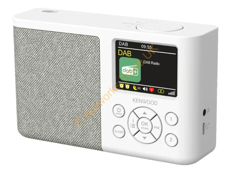 CR-M33DAB - Kenwood CR-M33DAB radio Portable Digital White
