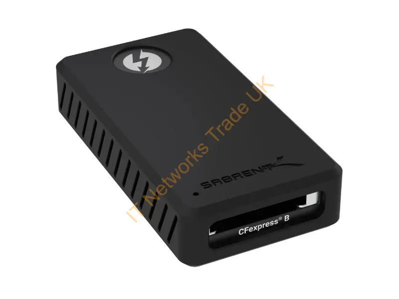 CR-T3CF - Sabrent Cr-T3Cf Card Reader Thunderbolt 3/Usb 3.2 Gen 1 (3.1 Gen 1) Black
