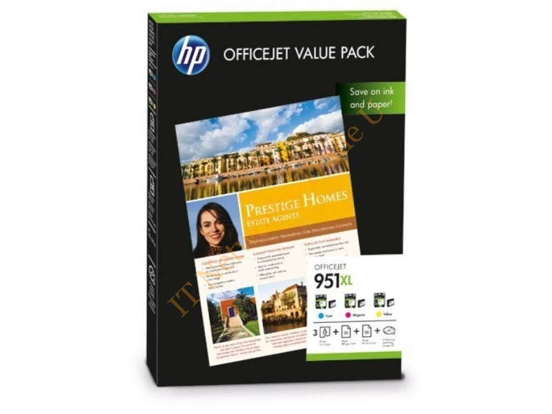 HP CR712AE (951XL) Ink cartridge multi pack, 3x1500 pg, Pack qty 3 Accessory