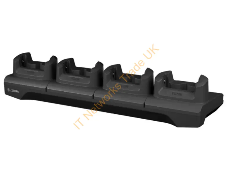CRD-TC2R-BS4CG-01 - Zebra Zebra Evm/Dcs, Multi-Slot (4) Charge-Only Cradle For Tc22R, Requires Power Supply (Pwr-Bga12V108Woww), Dc Cable (Cbl-Dc-381A1-01), And Country Specific Ac Cord (23844-00-00R For Us)
