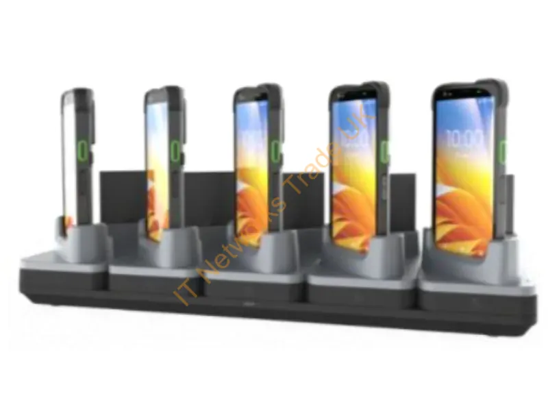CRD-TC5A-5SC5D5B-B - Zebra Zebra Evm/Emc, Charge-Only  Sharecradle To Charge Up To Five Tc501 Devices With Exoskeletons And Five Spare Batteries. Sold Separately: Power Supply (Pwr-Bga12V150W1Ww), And A Country-Specific Ac Line