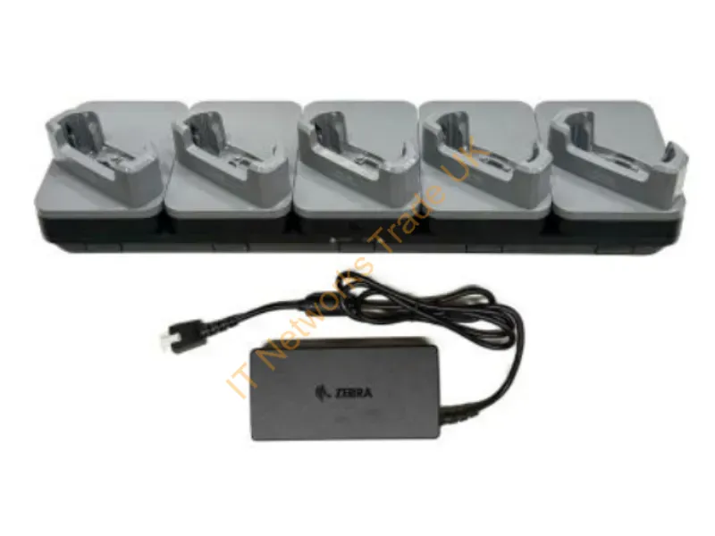 CRD-TC7A-5SE5D-1 - Zebra Zebra Evm/Emc, Ethernet Sharecradle Kit To Charge Up To Five Tc701 Devices, Includes Power Supply (Pwr-Bga12V150W1Ww), Requires Country-Specific Ac Line Cord
