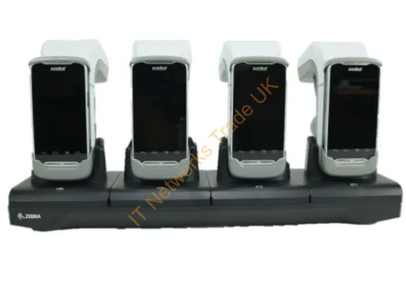 CRD4S-RFD8500-1R - Zebra CRD4S-RFD8500-1R charging station organizer Freestanding Black