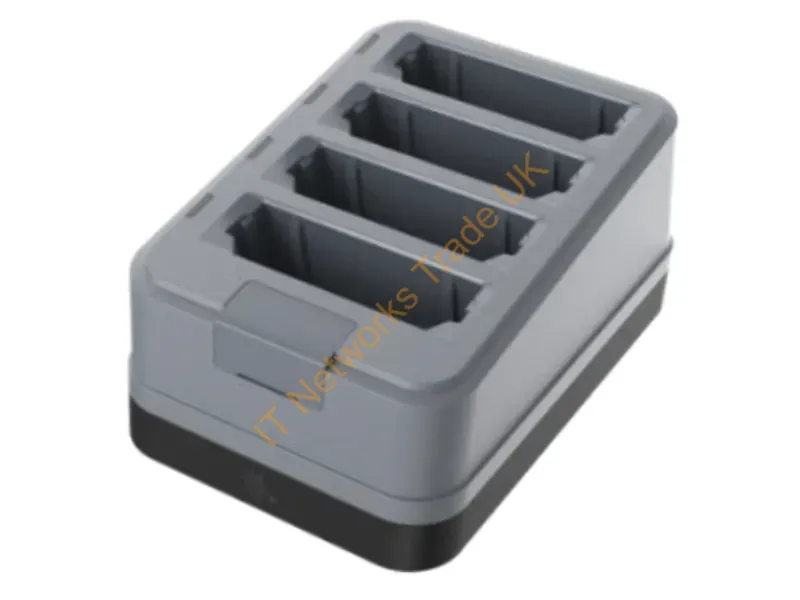 CRDCUP-TC5A7A-4B - Zebra Zebra Evm/Emc, Four-Slot Spare Battery Charger For Tc501; Tc701 Spare Batteries, Requires Usb-C Cable (Cbl-Ec5X-Usbc3A-01), Country-Specific 45W Power Supply Adaptor