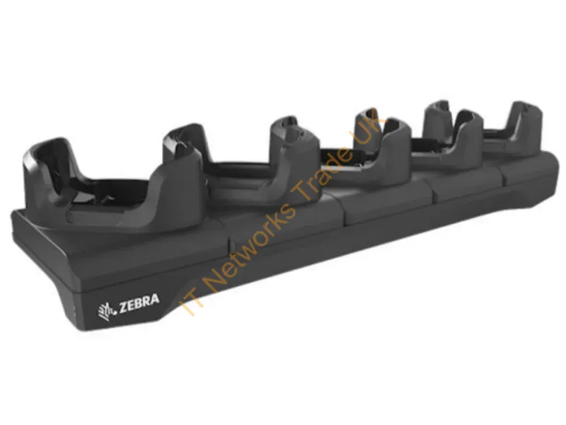CRDON-NGTC5N-5SC5D - Zebra Zebra Evm/Emc, Five-Slot Cradle To Charge Tc53/Tc58; Tc53E/Tc58E/Tc53E-Rfid Devices W/Out A Rugged Boot. Pre-Installed Black Shims. Sold Separately: Power Supply (Pwr- Bga12V108W0Ww), Dc Cable (Cbl-Dc