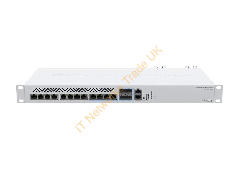 CRS312-4C+8XG-RM - Strategic Sourcing Mikrotik 12-Port 10G Switch W/ Dual Power Supply