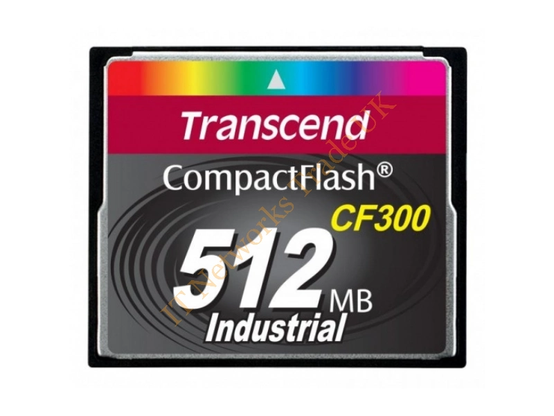 CS16843 Transcend 512MB CompactFlash (CF) Memory Card