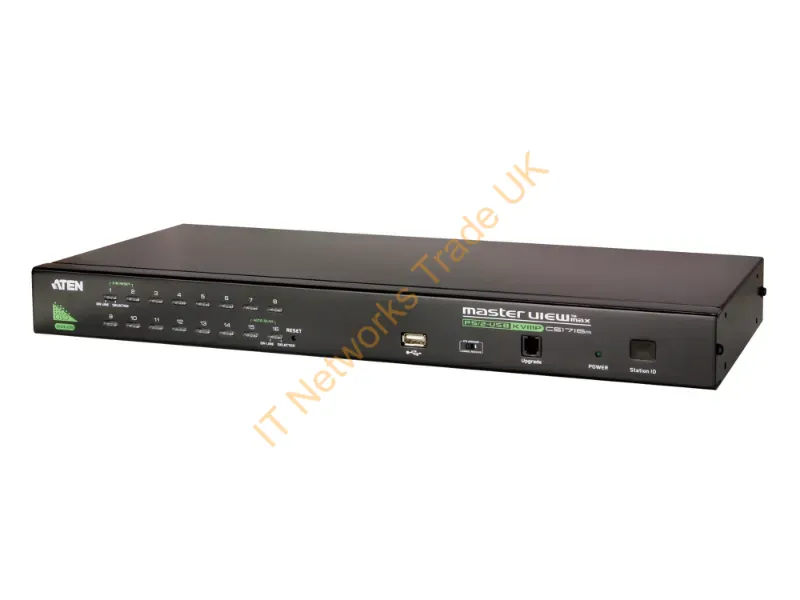 CS1716A - Aten CS1716A Rack mounting Black Network KVM Switch