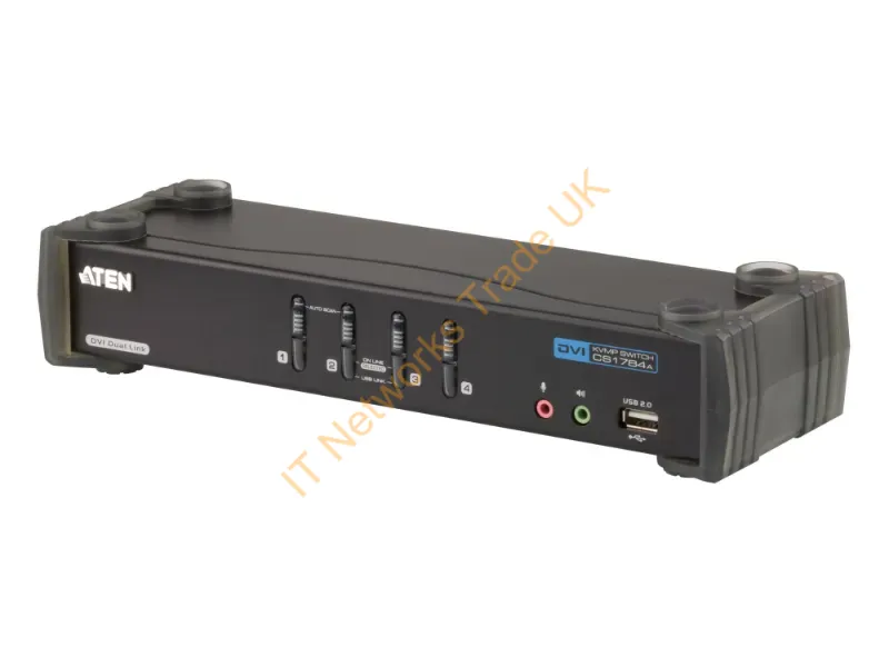 CS1784A - Aten CS1784A Black Network KVM Switch