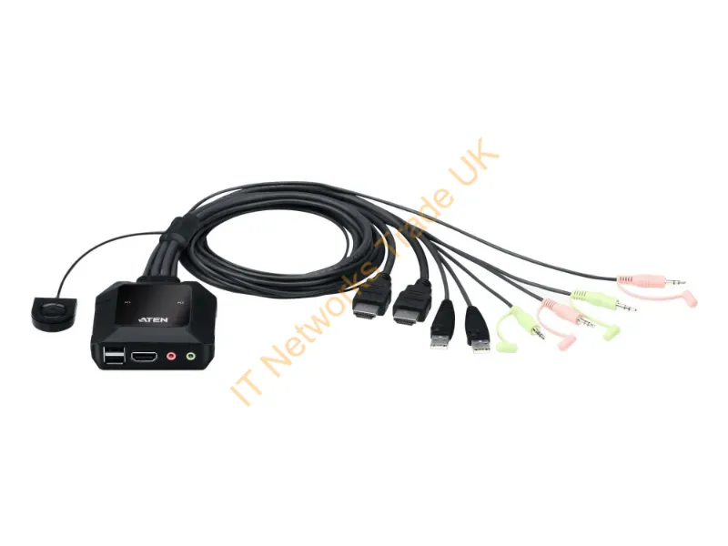 CS22H - Aten Cs22H Kvm Switch Black