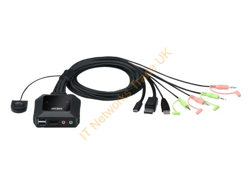 CS52DP - Aten Cs52Dp Kvm Switch Black