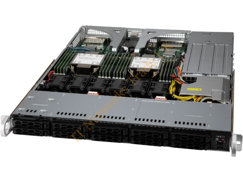 CSE-213A-R740WB Supermicro SuperChassis CSE-213A-R740WB 740W 2U Rackmount Server Chassis (Black)